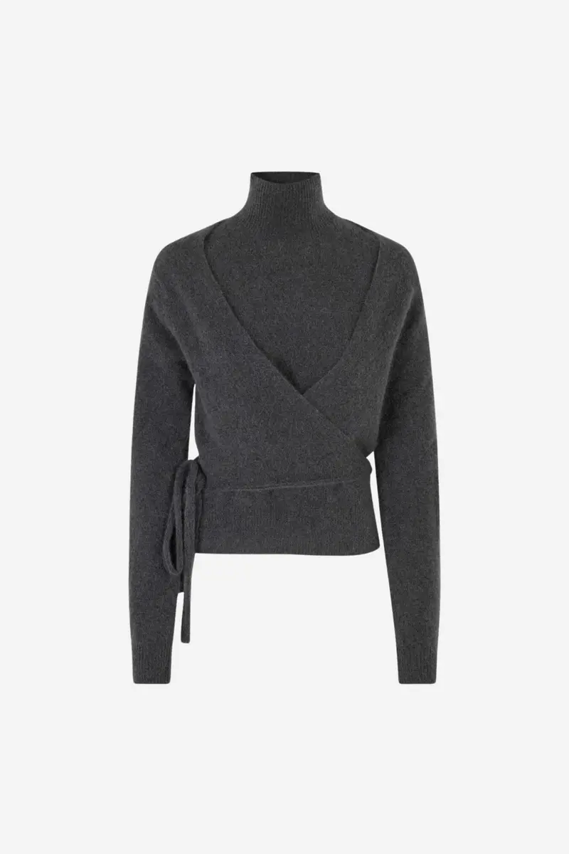 Brookline Knit Wrap T-Neck