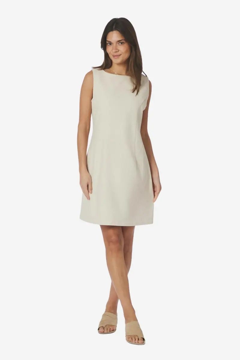 Bruna Ramie Dress Natural
