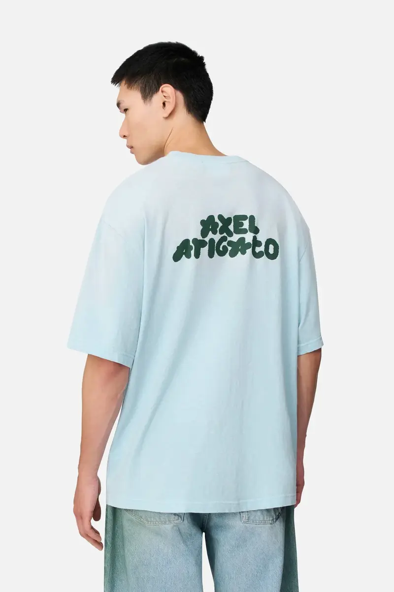 Bubble Reverse T-shirt Powder Blue