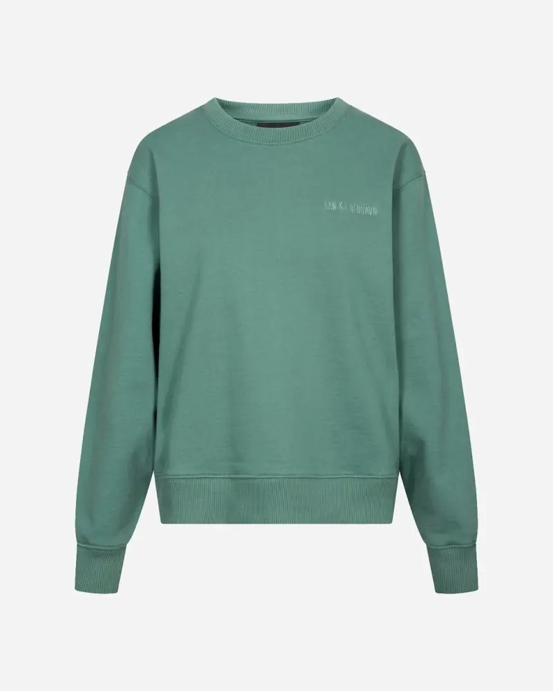 Bulky Crew - Dusty Logo Green