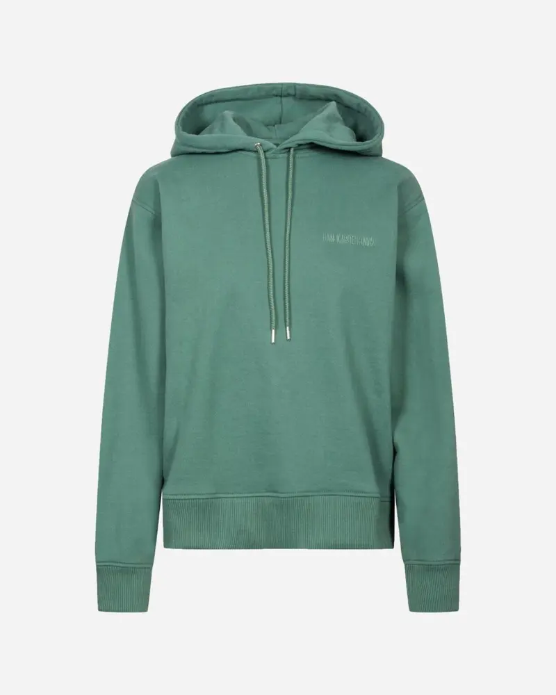 Bulky Hoodie - Dusty Logo Green