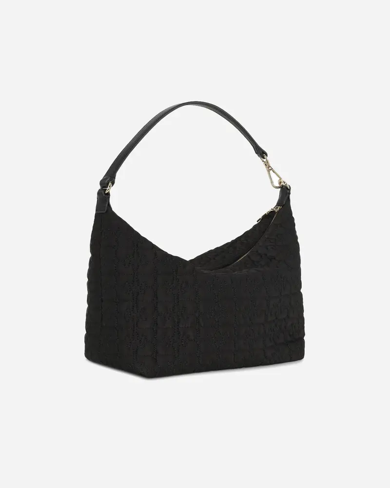Butterfly Medium Pouch Satin - Black