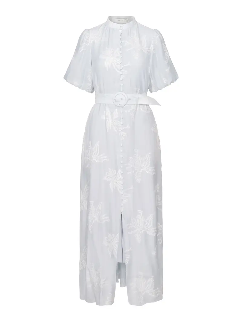 Button dress Light Blue