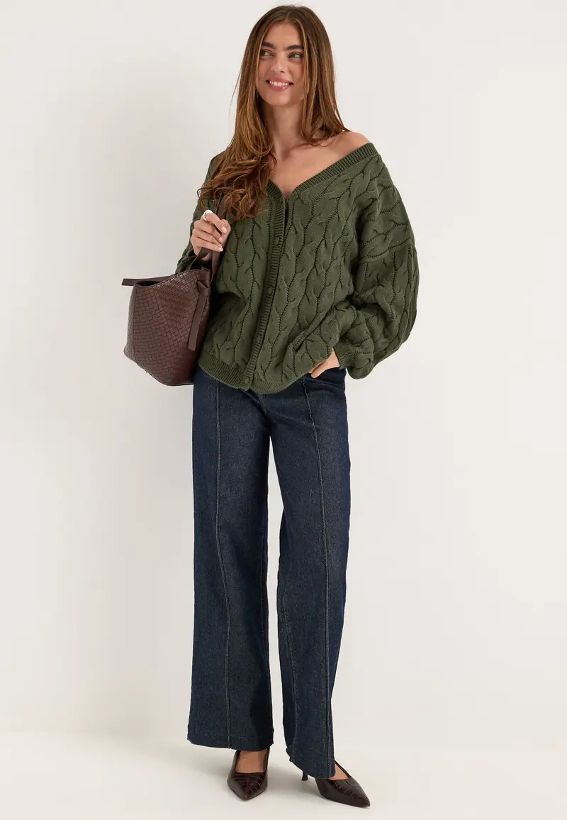 Cable Knit Cardigan