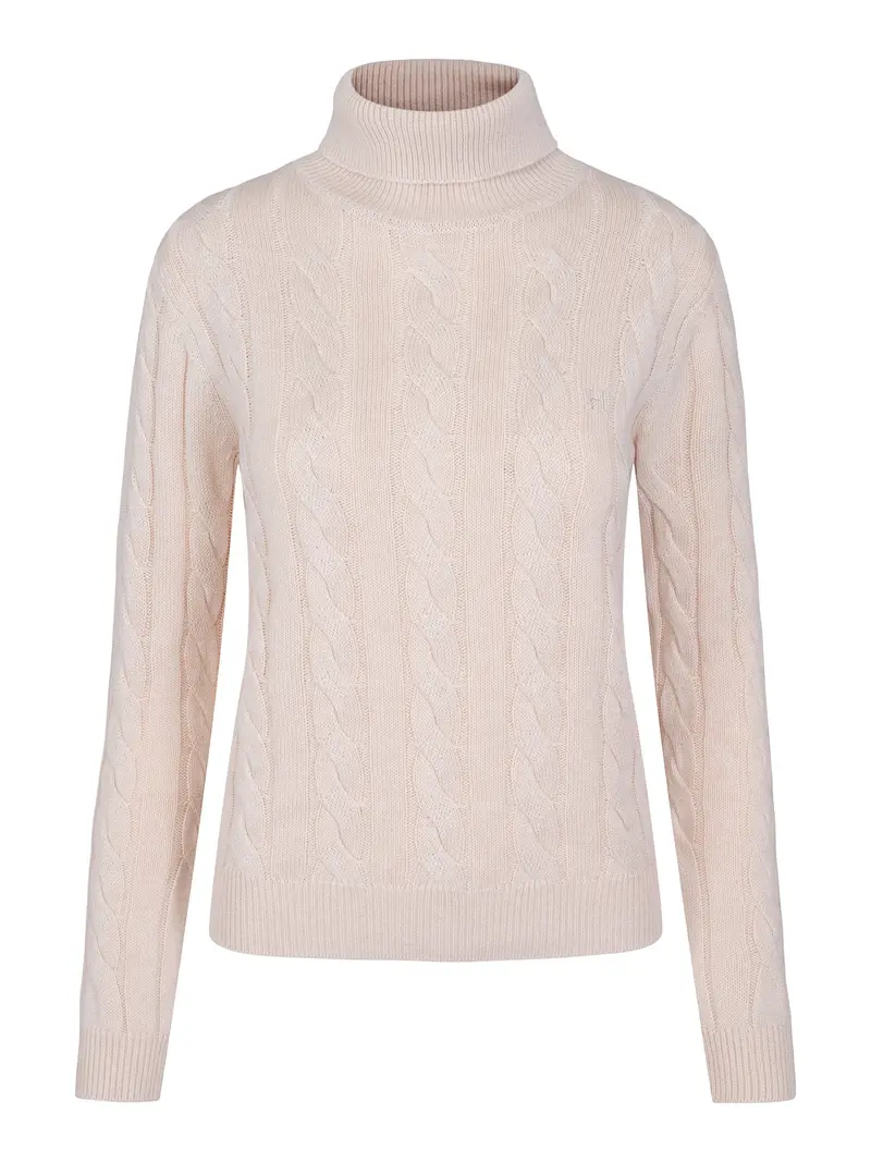 Cable roll neck Sand melert