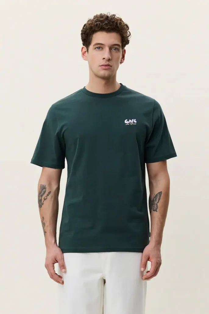 Café T-Shirt Pine Green
