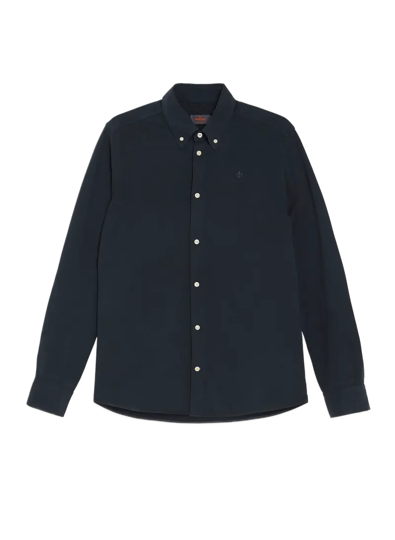 Camden Pique Shirt Old Blue