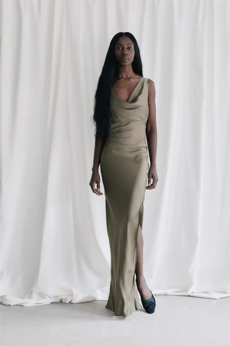 Cameron Dress Burnt Olive