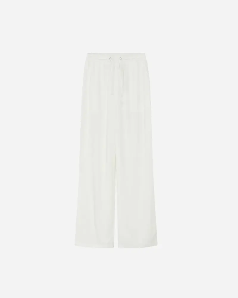 Camille Linen Pants - White