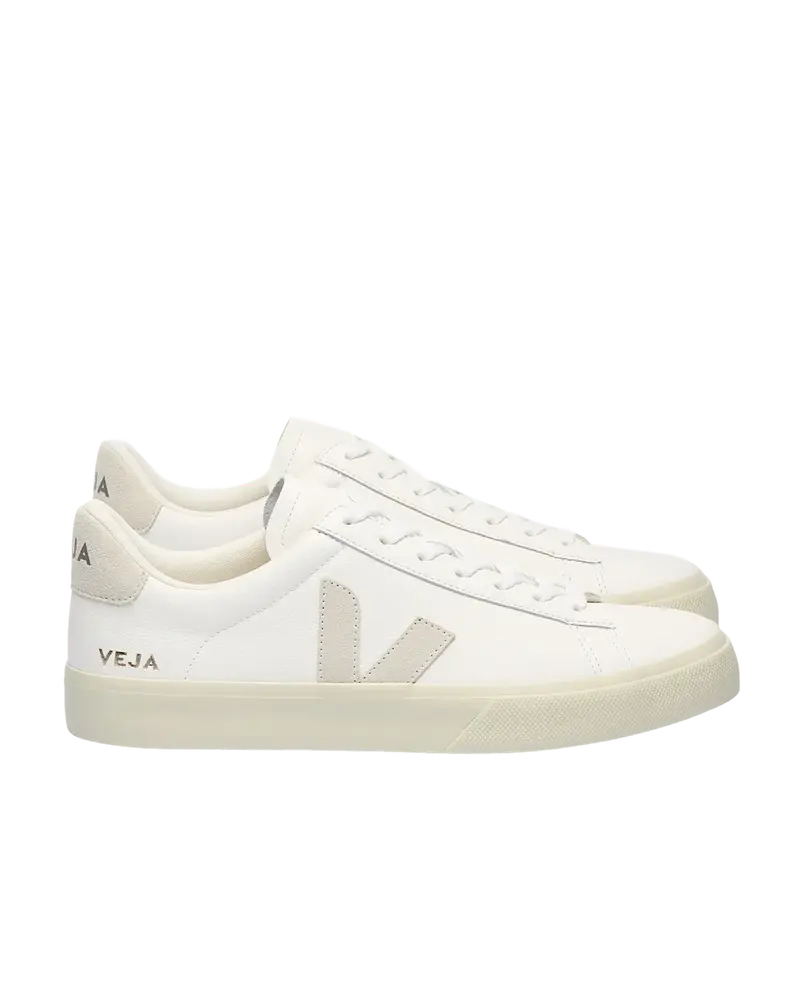 Campo Leather White Natural Suede