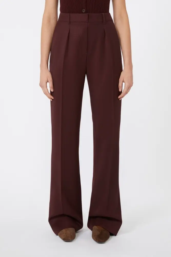 Cannes Gabardine Wool Trouser