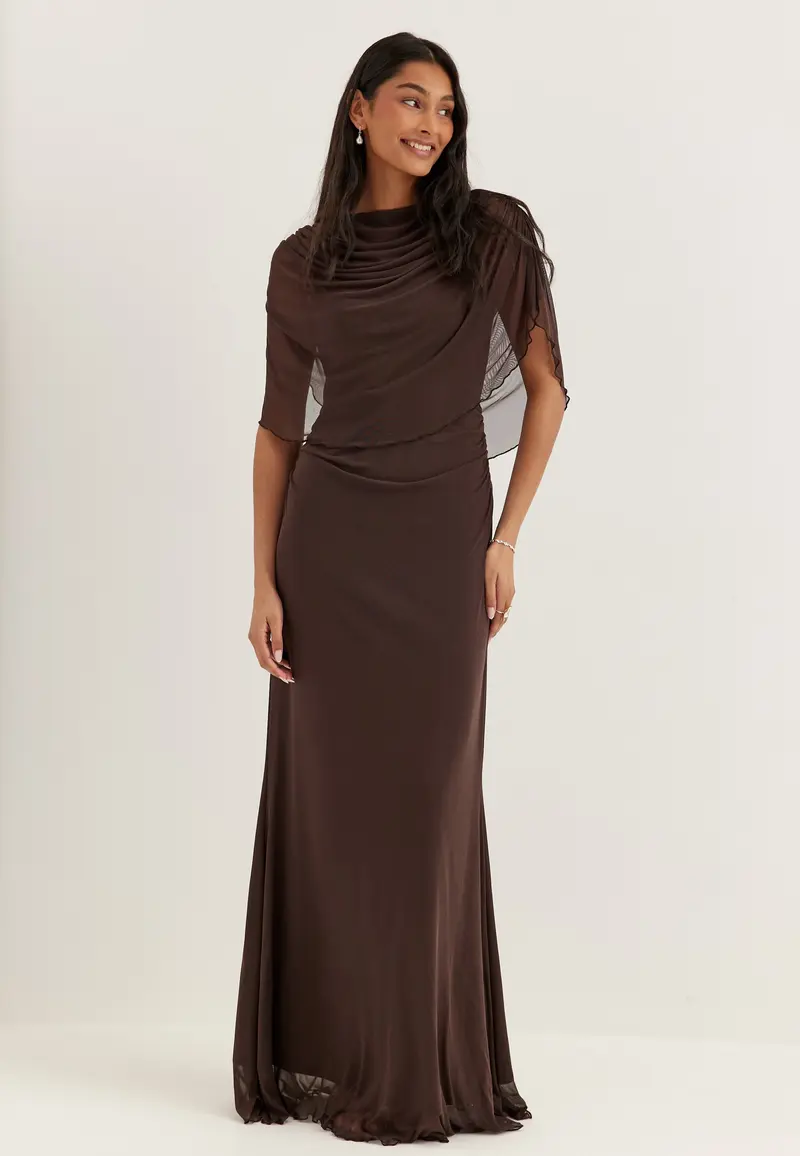 Cape Mesh Gown
