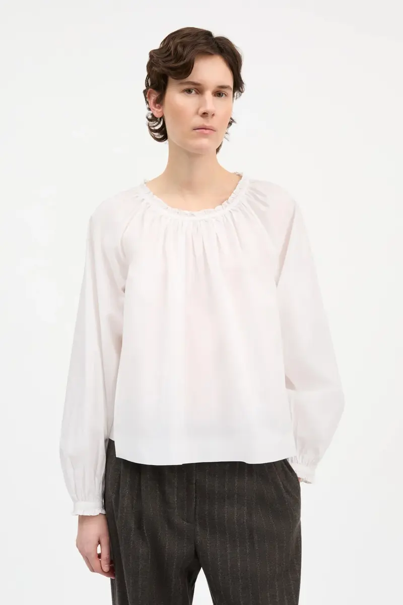 Carrie Blouse Optic White