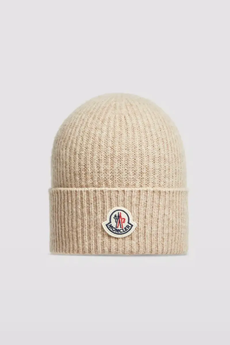 Cashmere Blend Beanie Light Beige