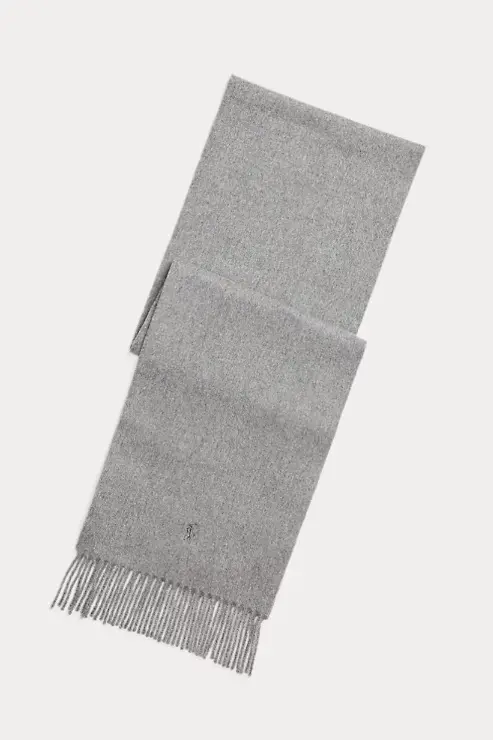 Cashmere Scarf Fawn Grey Heather