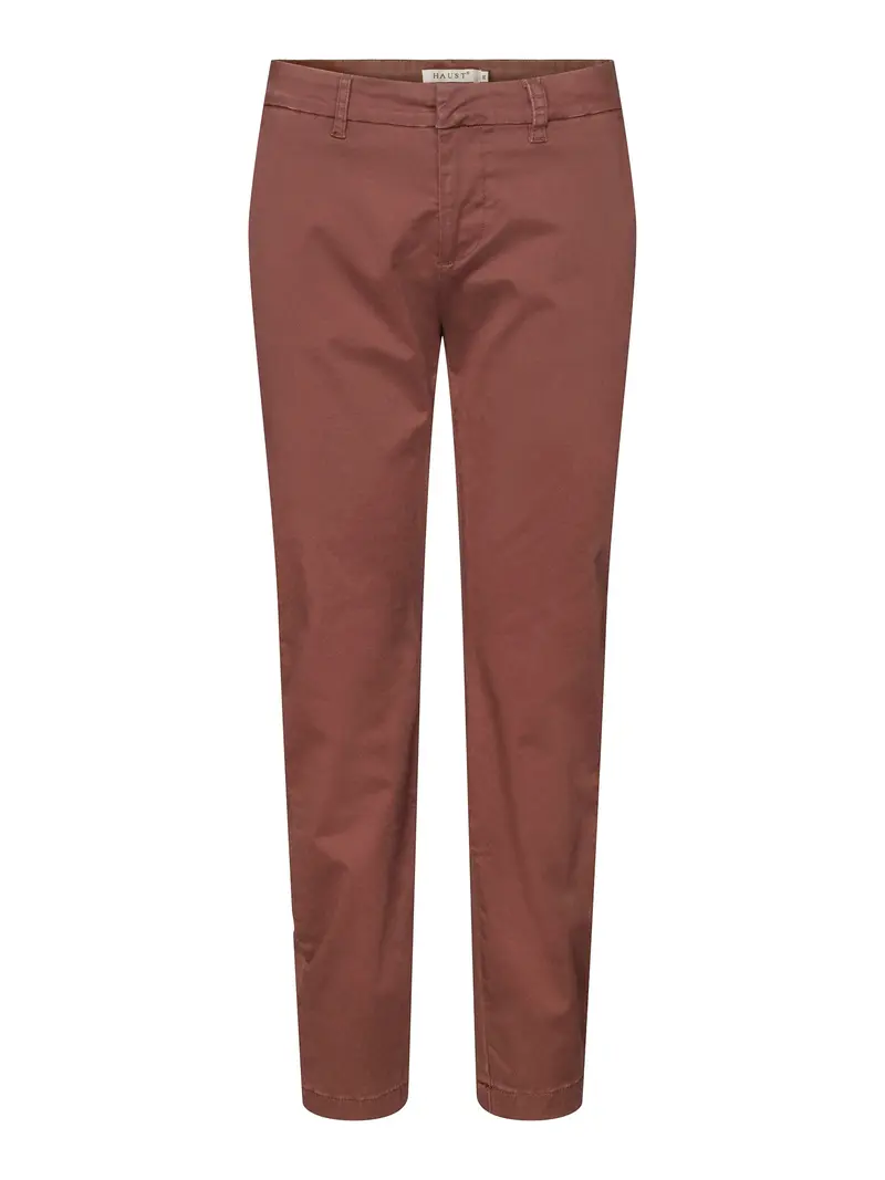 Casual chinos CINDY Dark Brown