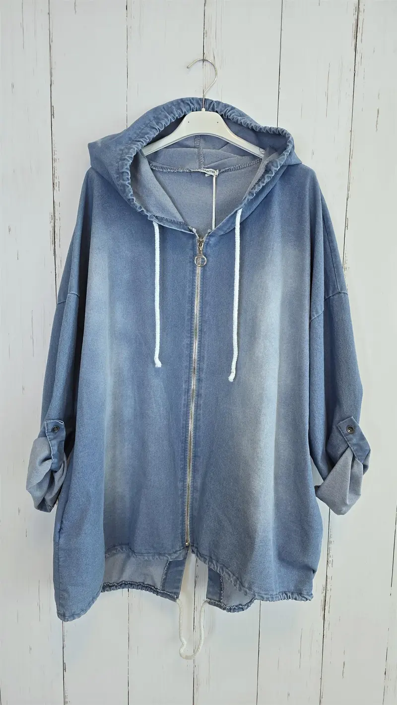 Casual hettejakke i denimlook
