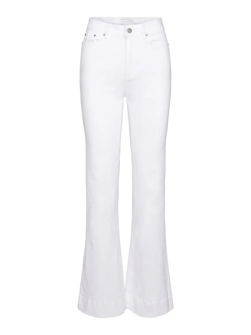 Casual stretch twill trouser Hvit