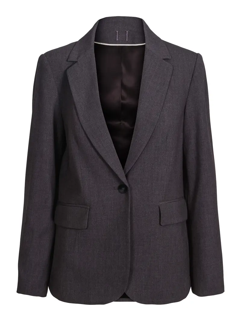 Casual tailored blazer Grey Mel.