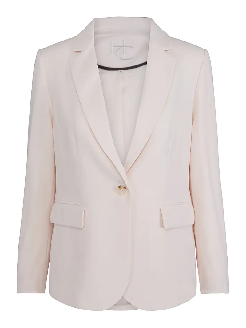 Casual tailored blazer lys-beige