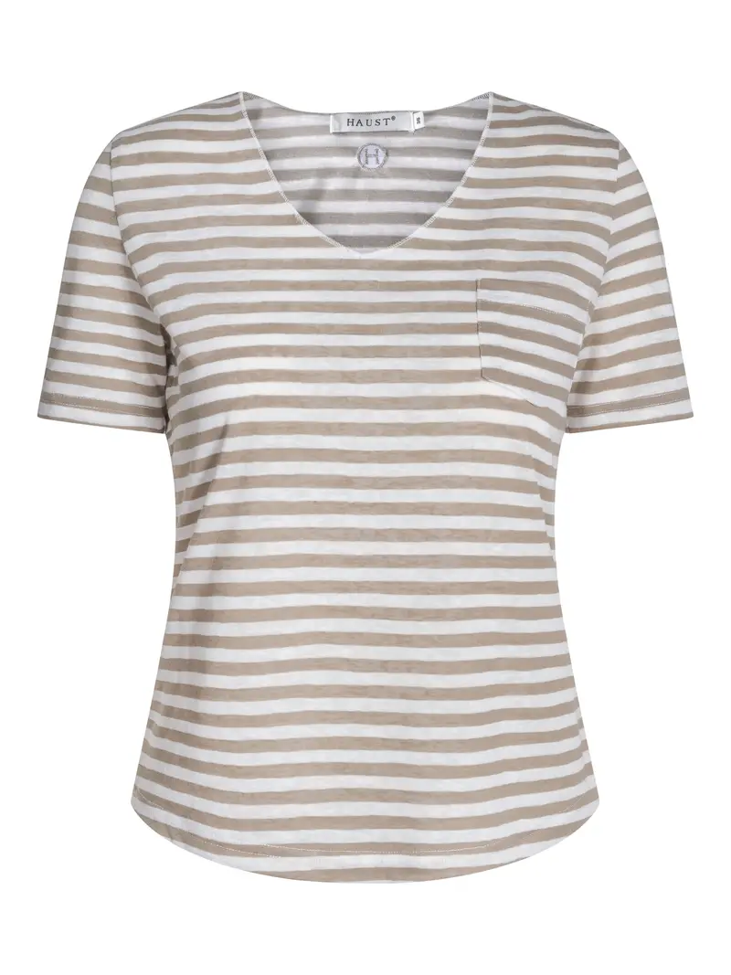 Casual V-neck top Olivengrønn