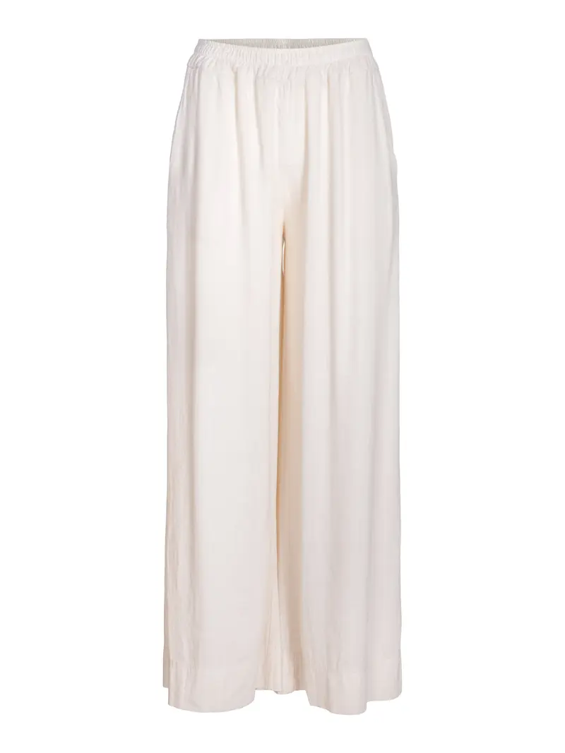 Casual wide trouser White