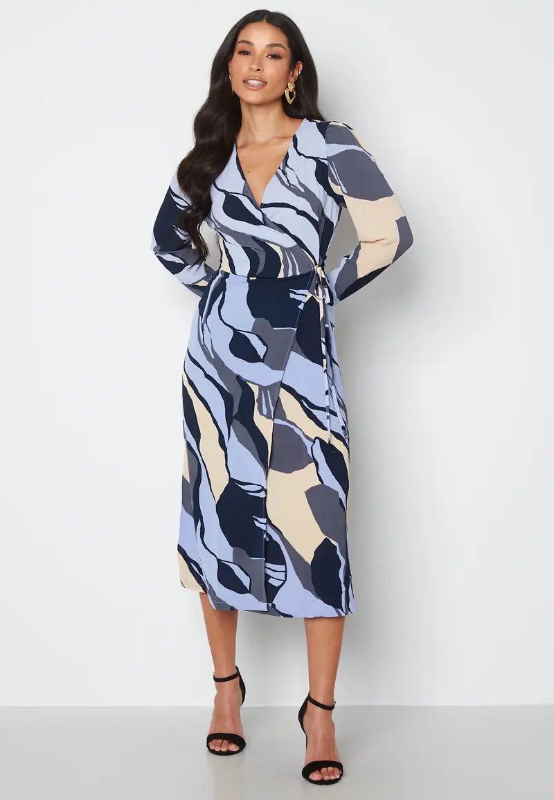 Catalina LS Wrap Dress
