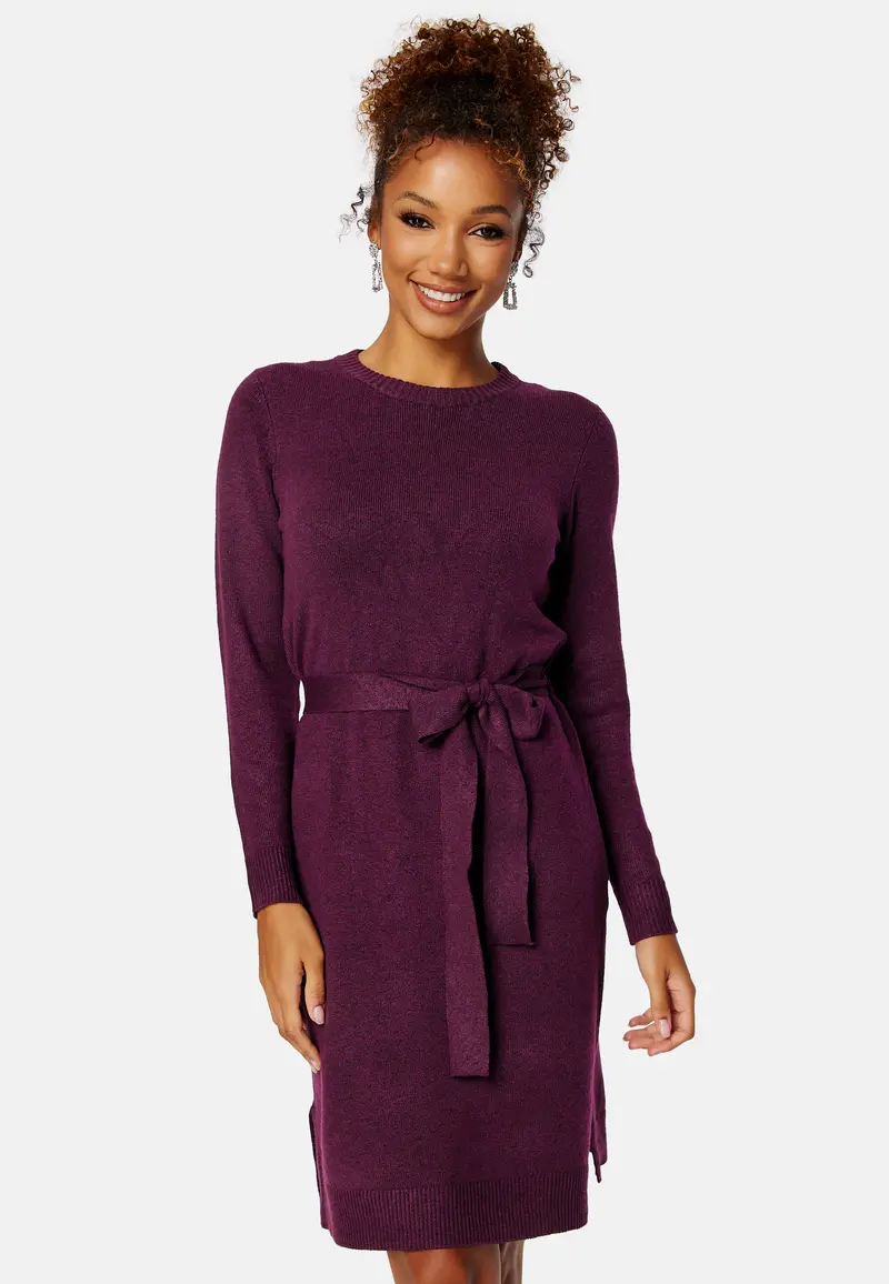 Cava LS O-Neck Knit Dress