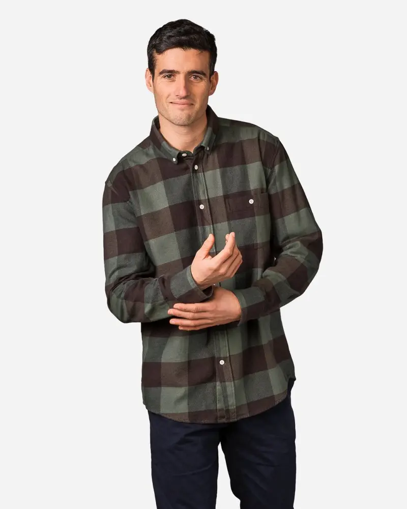 Cecil Shirt - Olive/Black