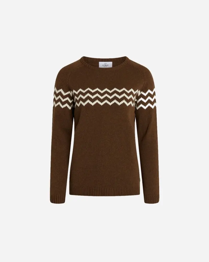 Cecilie knit - Coffee/Cream