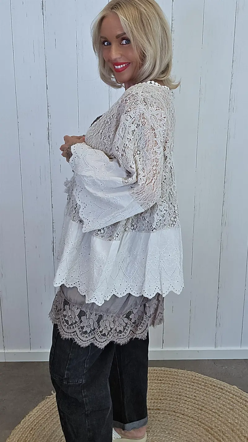 Celina blonde jakke beige