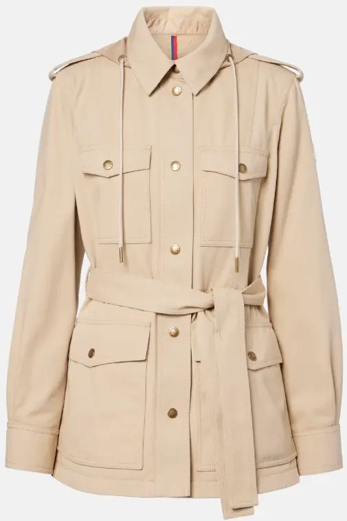 Centaurea Hooded Gabardine Field Jacket