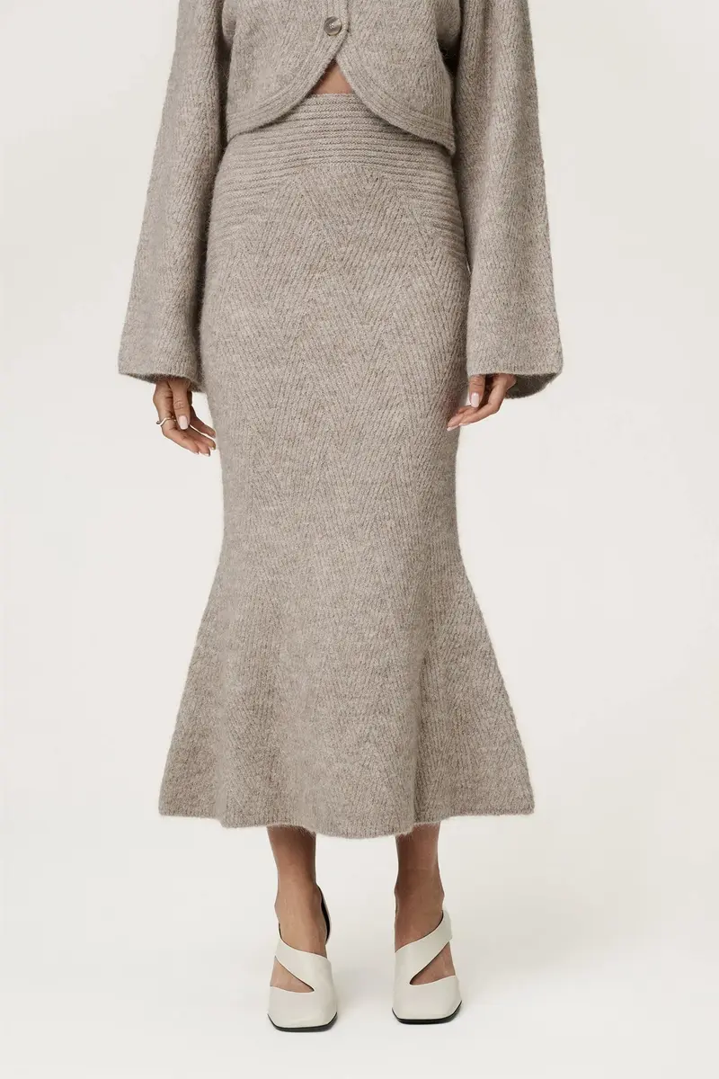 Cessole Midi Skirt Greige