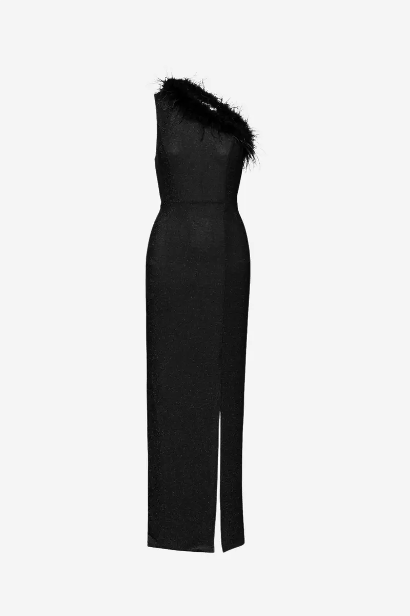 Charina Maxi Dress Black Glitter