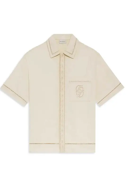 Chemise Broderie D Miroir Cotton