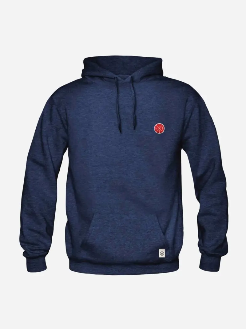 Chest Batch Hoodie - Dark Blue