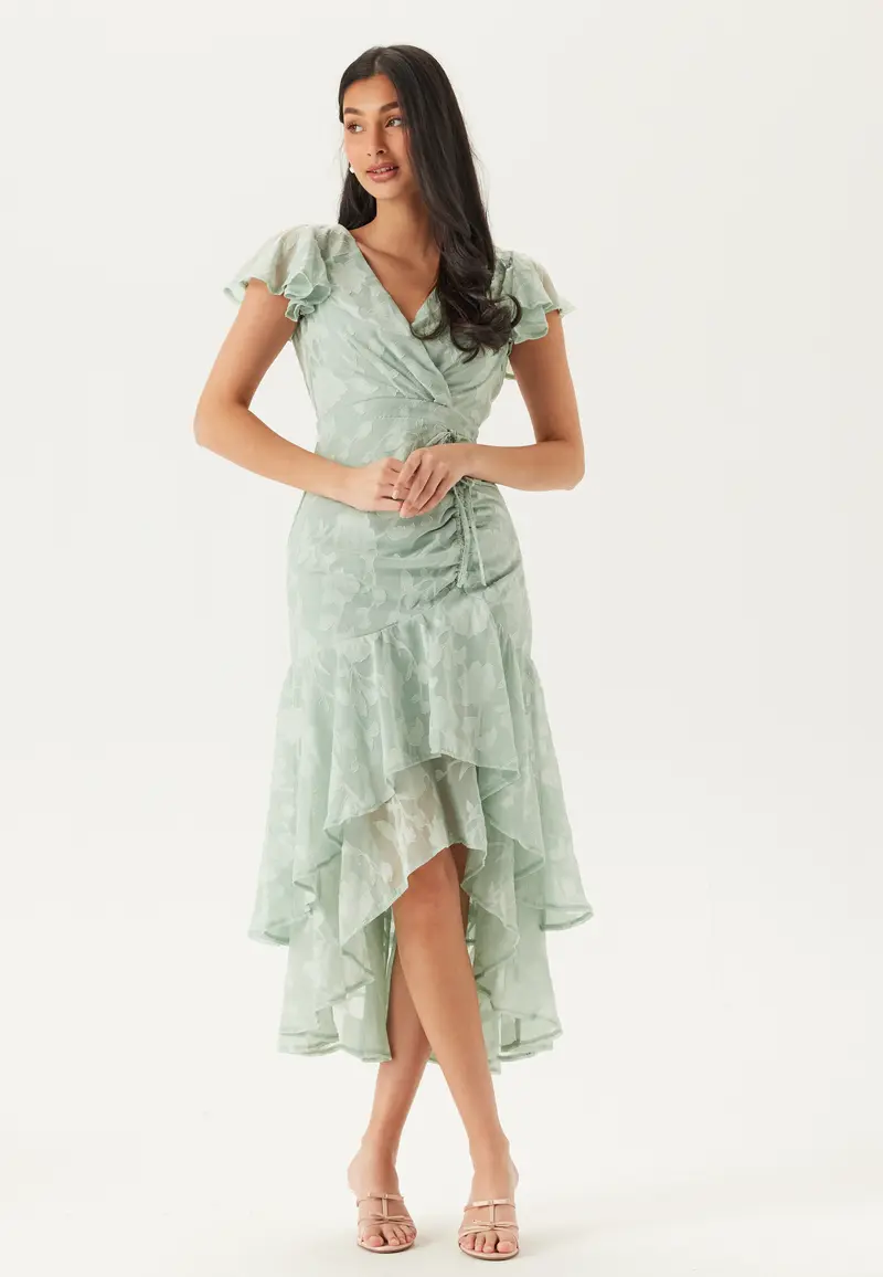 Chiffon Flutter High Low Dress