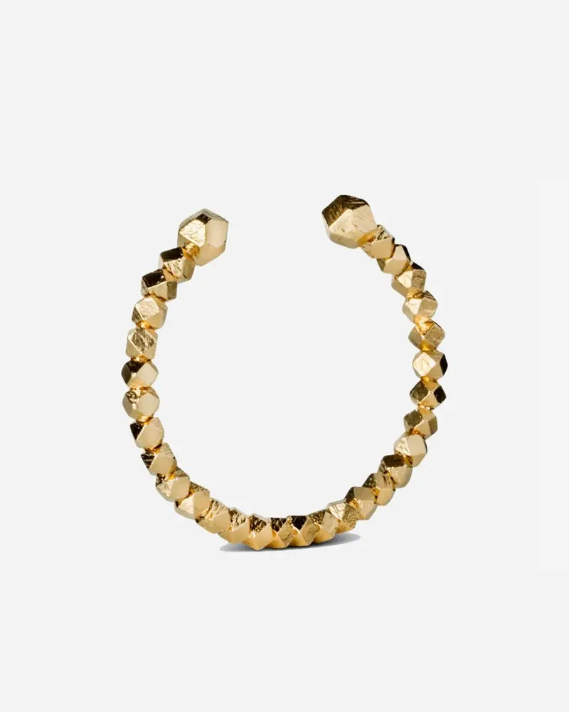 Chunky Bead Bracelet - Gold