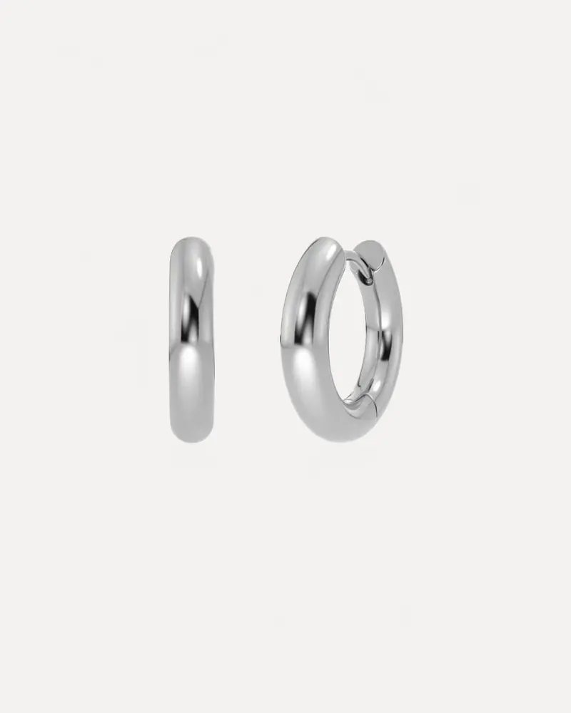 Chunky Hoops L Steel