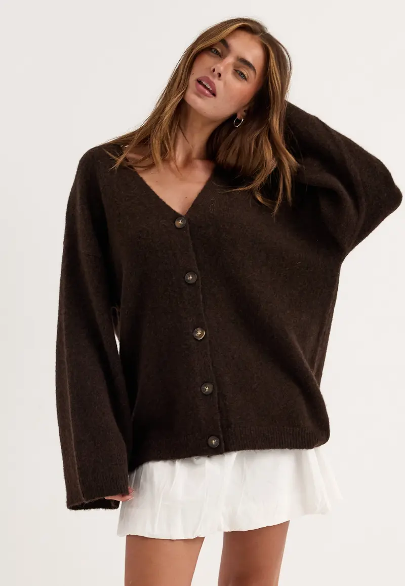 Chunky Knitted Cardigan