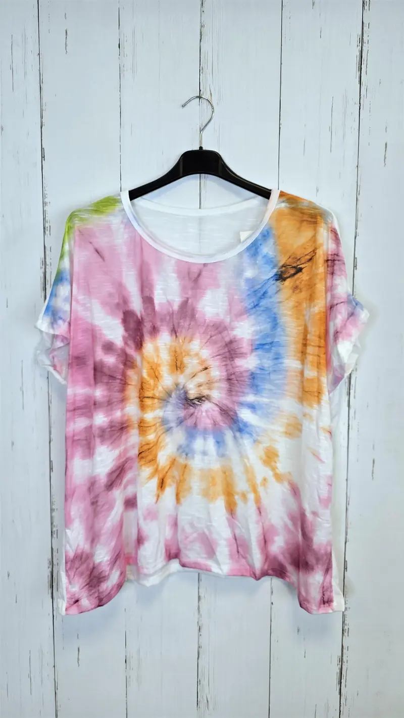 Cindie topp Tie Dye rosa