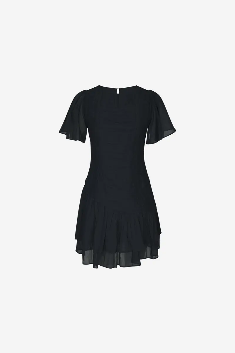 Circle S Voile Dress Navy