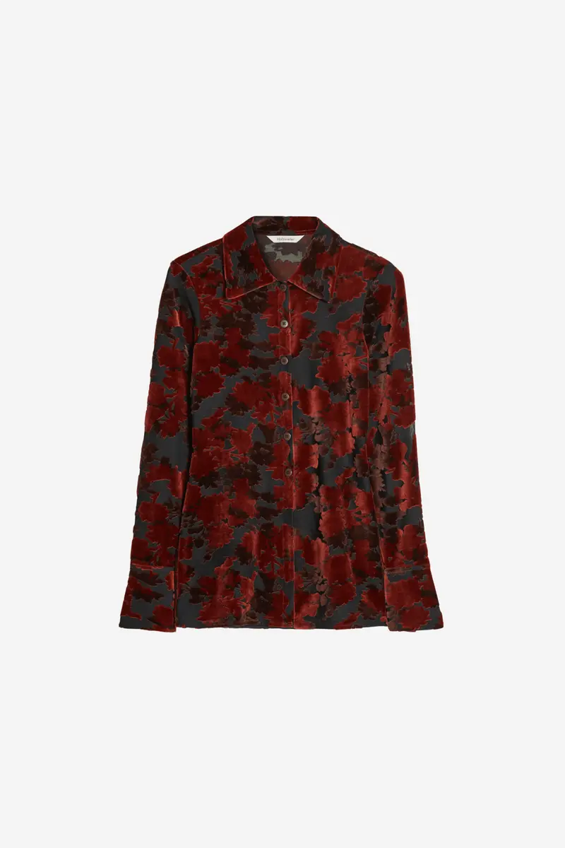 Cissi Devore Shirt Brown Mix
