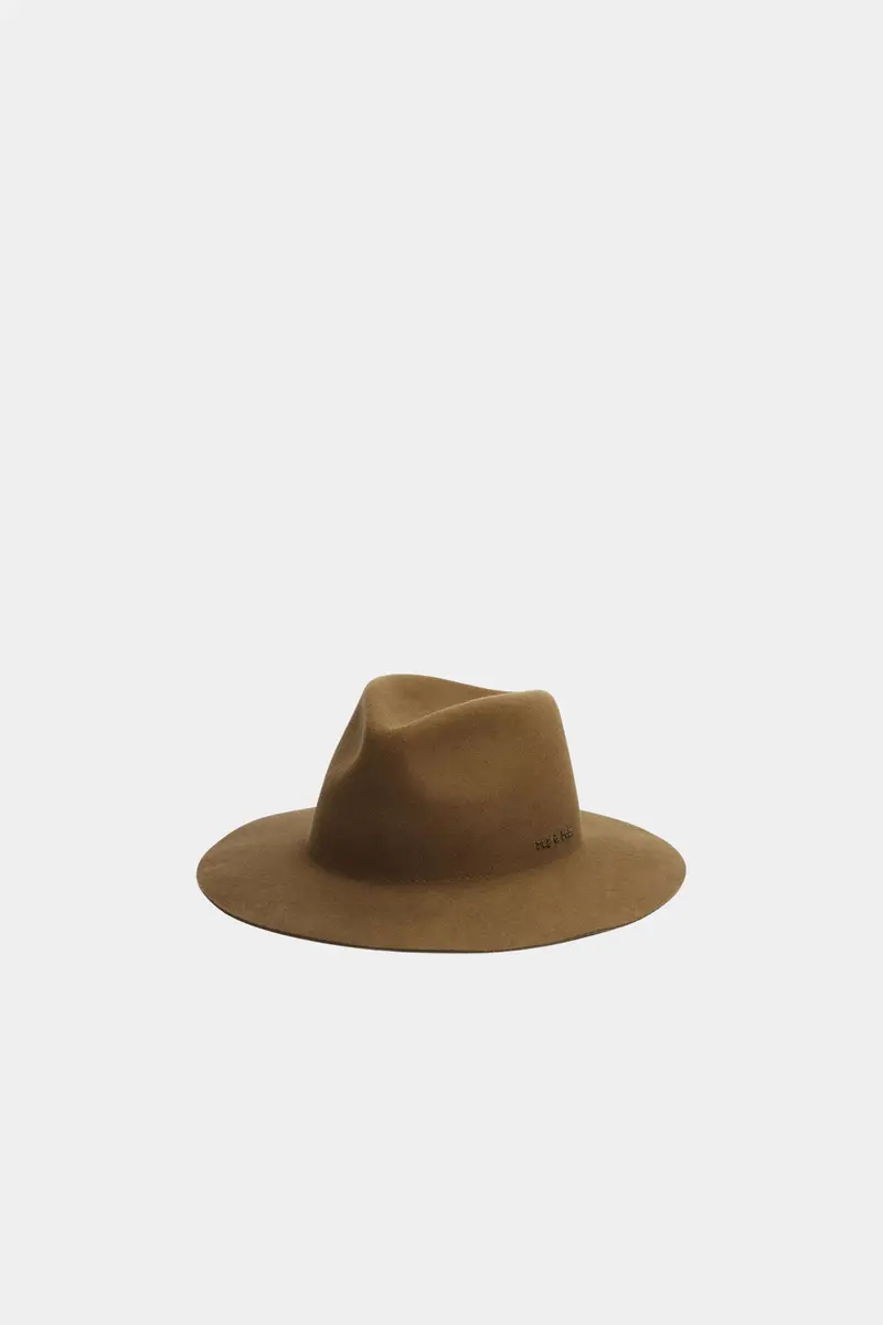 City Felt Hat Olive Night