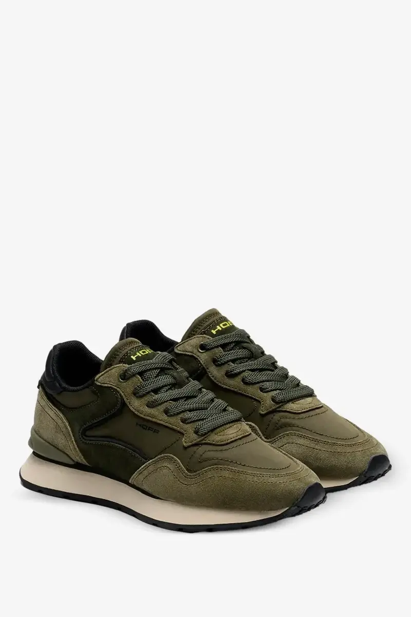 City Suede Green Sneakers