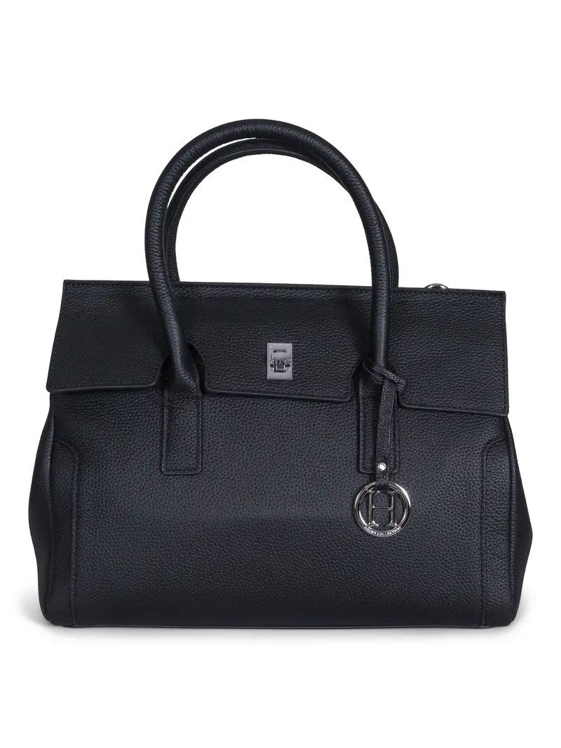 Classic fashion leather bag Black