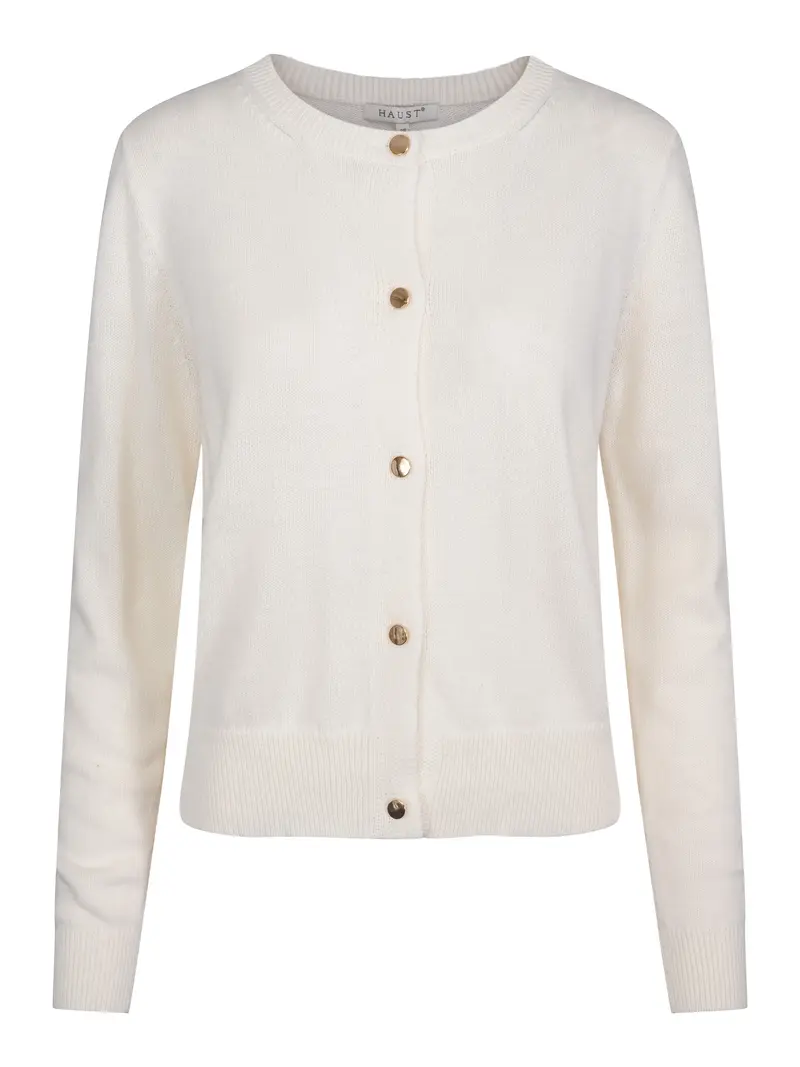 Classic knitted cardigan Creme