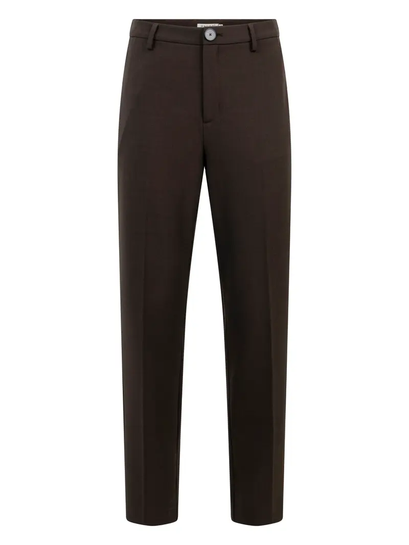 Classic tailored trouser Dark Brown
