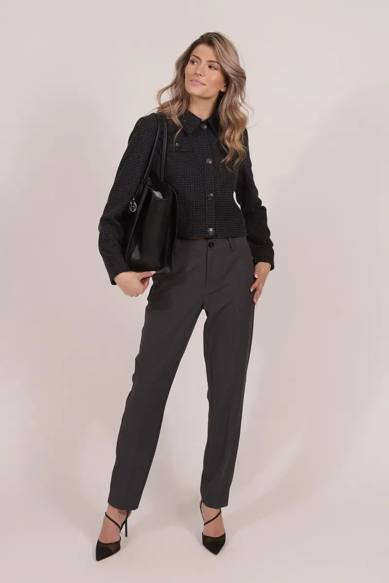 Classic tailored trouser Grey Mel.