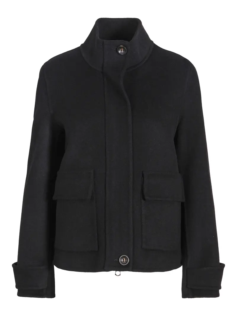 Classic wool jacket Black